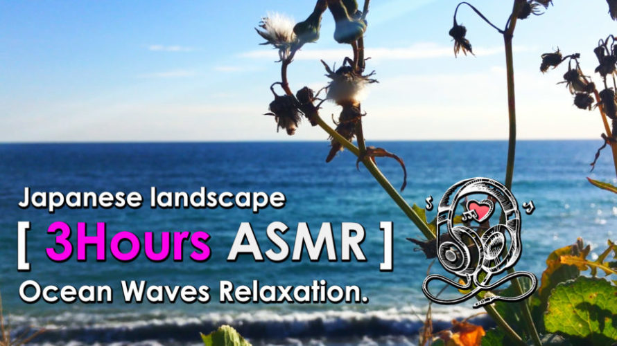 ASMR | 睡眠 | 当たり前の風景を波の音を聴きながら眺める-3時間 | Relaxing wave Sounds | 3 hours