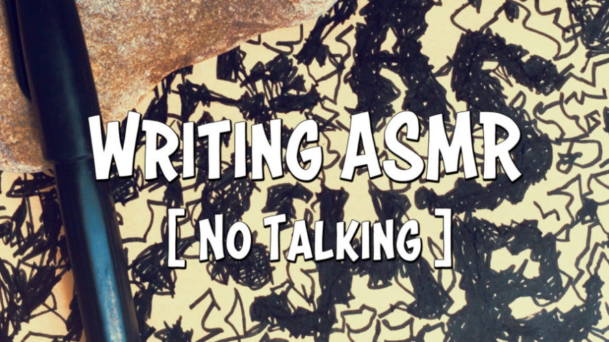 ASMR Writing Sounds | 脳が安らぐグラフィックを書くペンの音 | No Talking