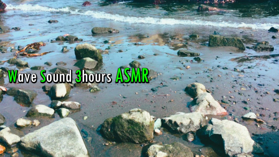 ASMR 睡眠 | 最高にい気持ちい波の音がする場所 | 3時間 | wave sound