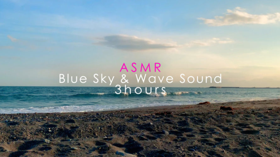 ASMR 睡眠 | 波の音で眠りたい人のための動画 | 3時間 | wave sound