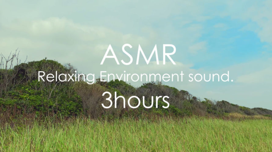 ASMR 環境音 | 長閑な風景に癒されてお昼寝する | 3時間 | Relaxing environment sound