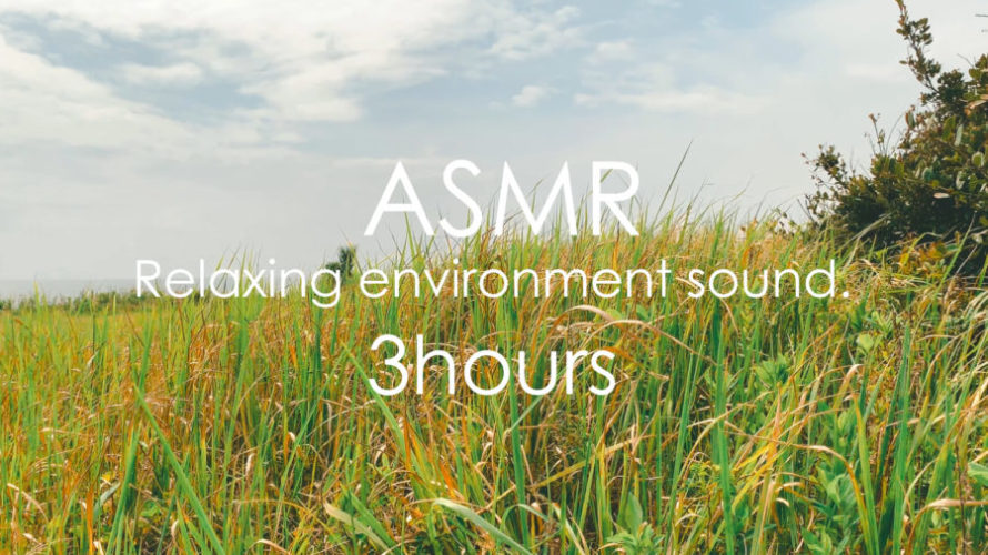 ASMR 環境音 | 夏の終わりの風を感じる音 | 3時間 | environment sound