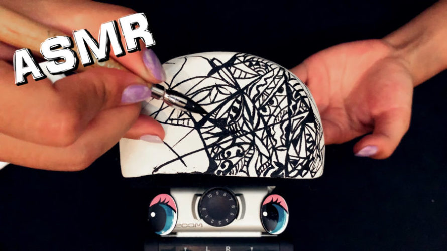 ASMR 刺激 | 最強のガリガリ音!Gペンで描く! | Stimulate the brain | Tingles | NoTalking