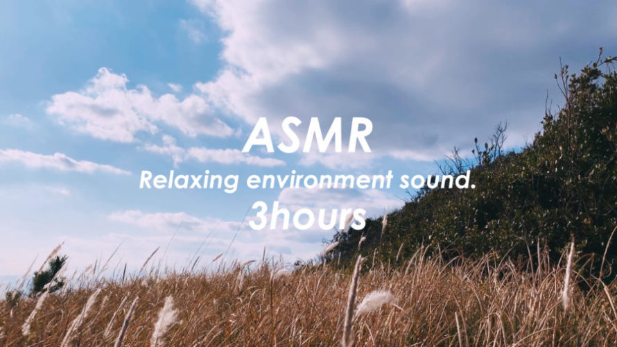 ASMR | 睡眠 | 風の音と鳥の声でゆっくりと流れる時間を感じる | 3時間 | environment sound