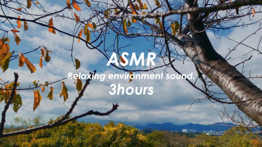 ASMR | 睡眠 | 静かに晴れた空を眺めてリラックスする | 3時間 | environment sound