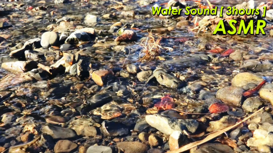 ASMR 睡眠 | 春の小川のせせらぎを聴きながゆったりした時間を過ごす 環境音 | water Sounds 3 hours